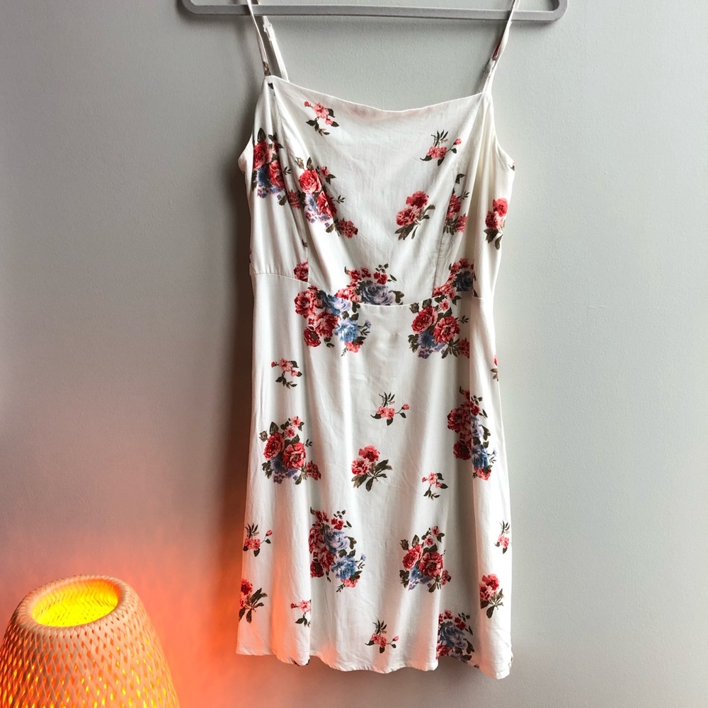Floral mini dress